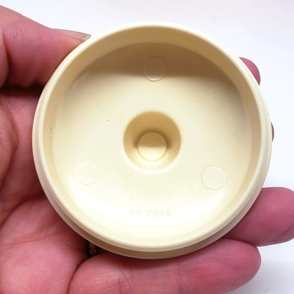 Vintage 1982 Fisher Price Fun With Food Pink Cream & Sugar Lid Heart Set Lot x3 - Picture 9 of 11